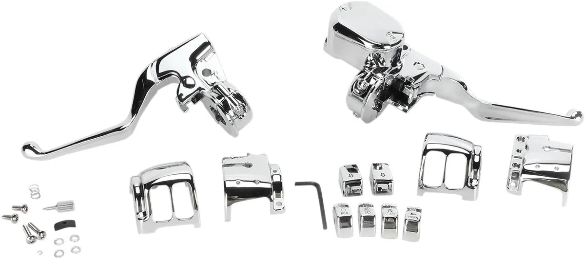 Drag Specialties Handlebar Control Kit - Chrome