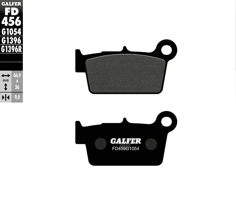Galfer Semi-metalliska Bromsbelägg För Oem Ersättning - Bak