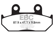 Ebc Vee Semi-sintrade Bromsbelägg - Fram