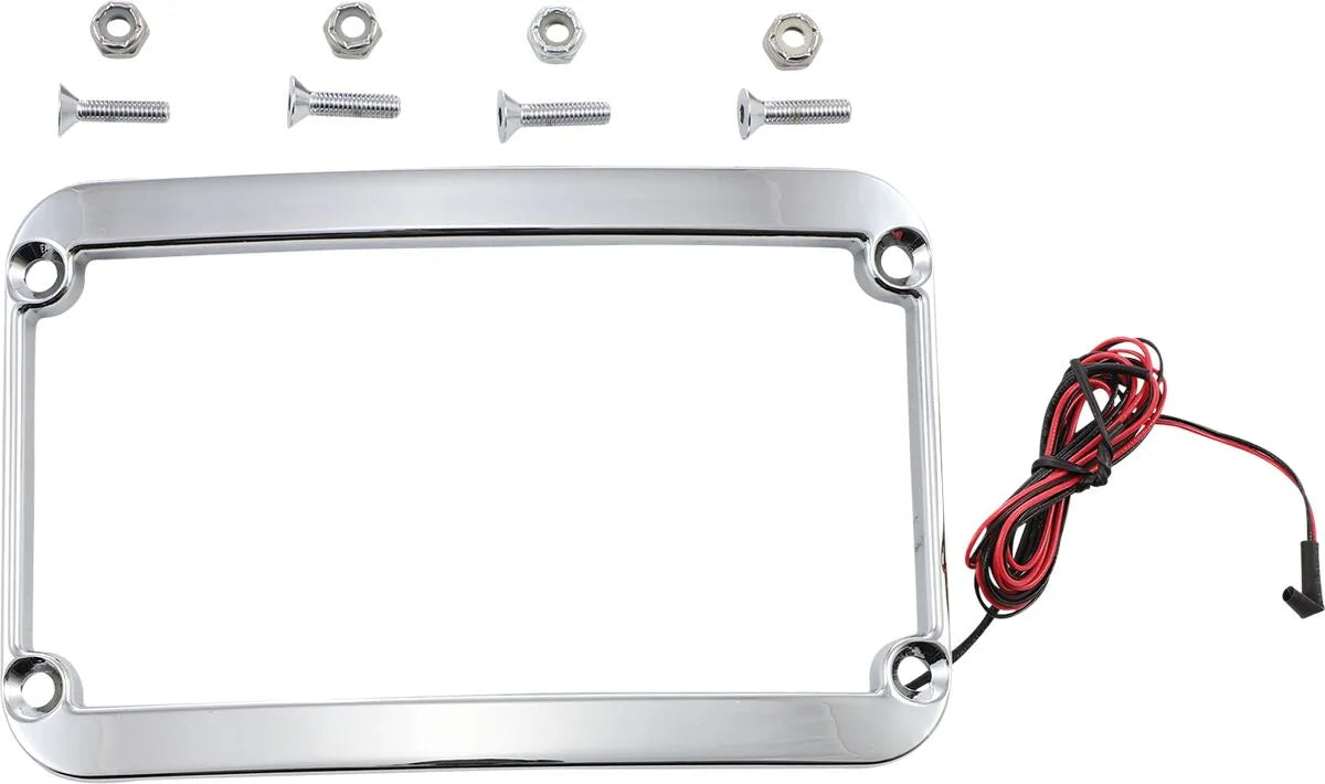 Klock Werks The One Rear Fender Lighted License Frame