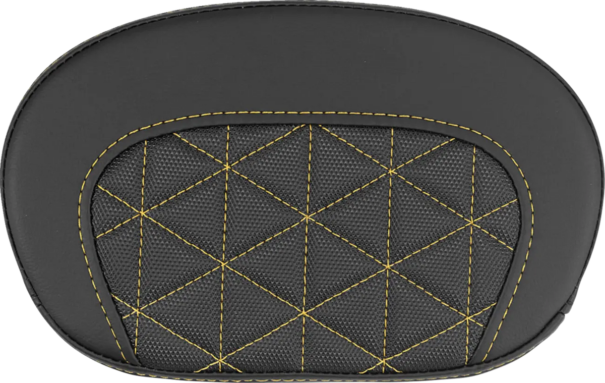 Saddlemen Mini Contour Sissy Bar Pad Gold for H-D Touring M8