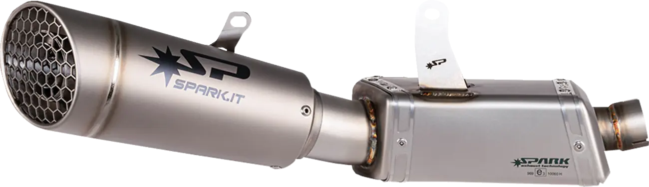 Spark Grid-o Avgassystem - Titanium Slip-on - Väglaglig