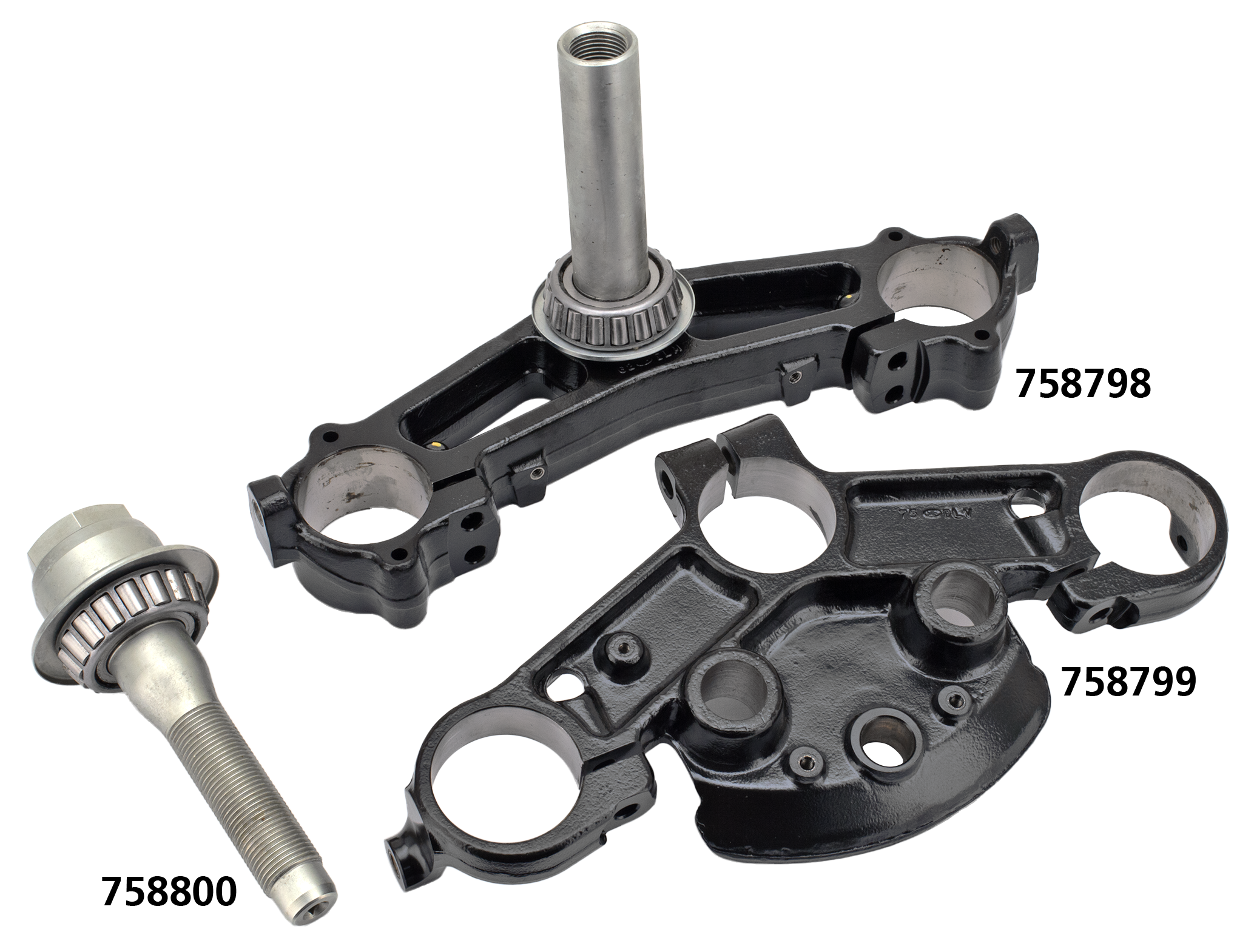V-Twin OEM Style 49MM Triple Tree Parts Touring 2014 to Present – Front Forks
