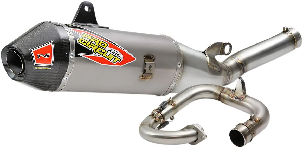 Pro Circuit T-6 Euro Avgasrör Ss/ti/cf Full System