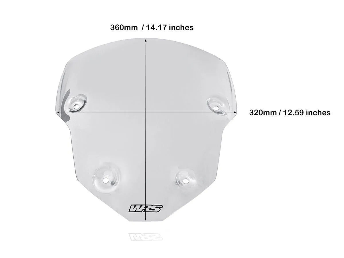 Wrs Windscreen - Enhanced Rider Protection