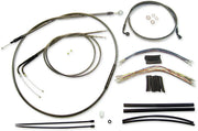 MAGNUM SHIELDING Black Pearl Handlebar Installation Kit for Ape