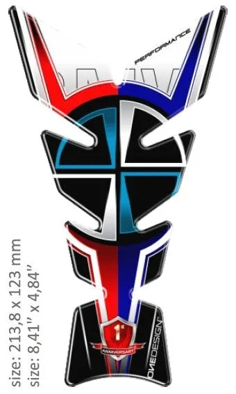 Onedesign Resin Tank Pad For Bmw Motorcycles