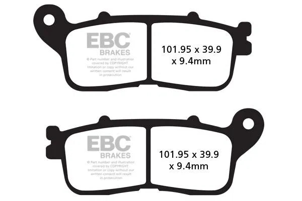 Ebc Fa-hh Series Sintrade Bromsbelägg