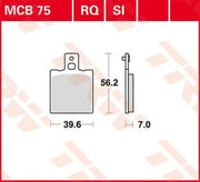 Trw Rq Series Organic Sports Bromsbelägg - Fram & Bak