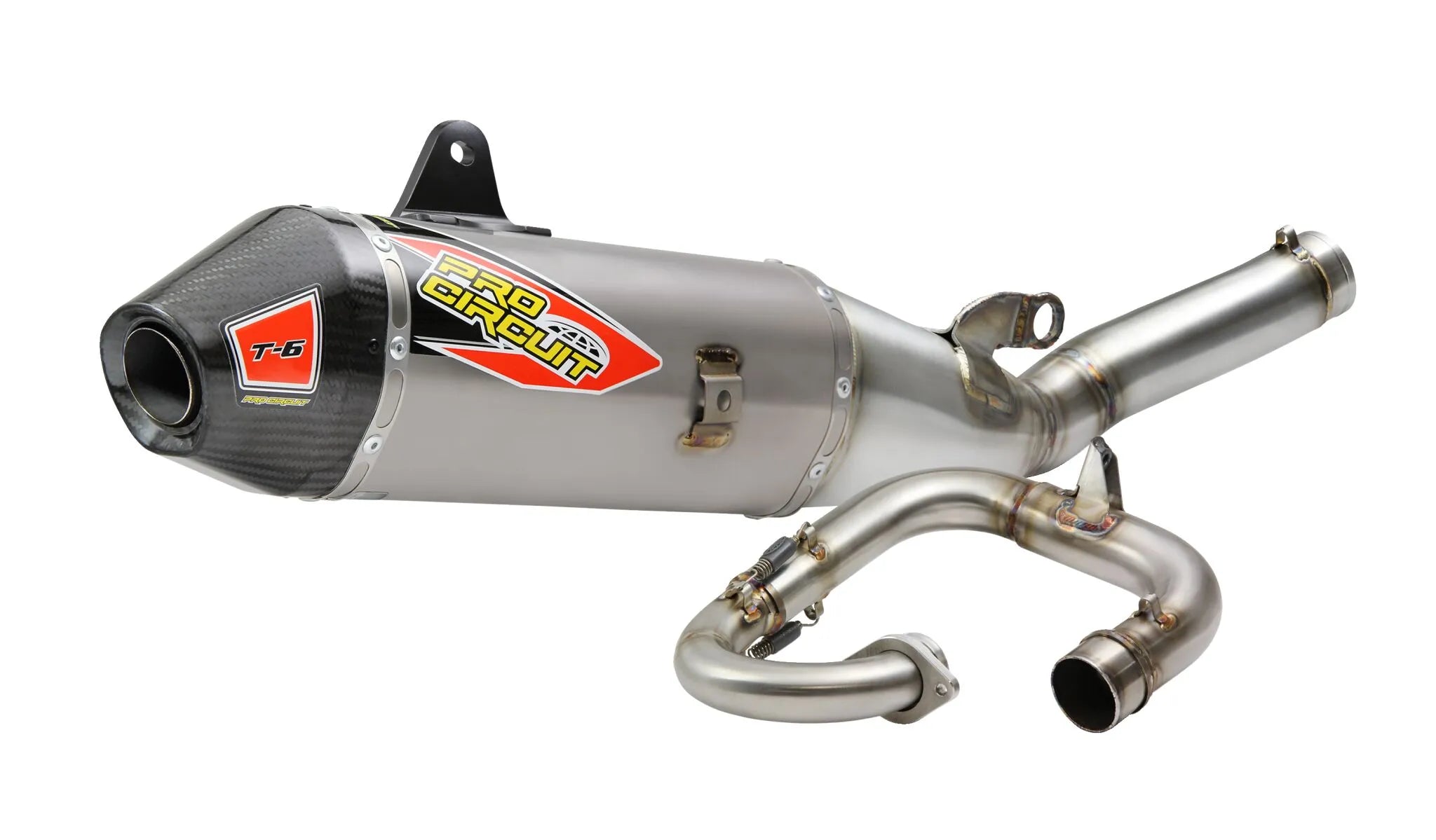 Pro Circuit T-6 Euro Avgasrör Ss/ti/cf Full System