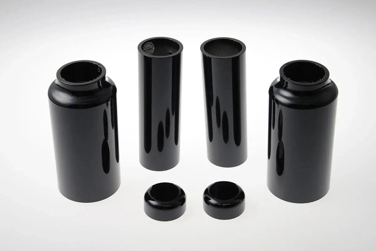 Cult Werk Fork Covers In Black Aluminum