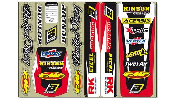 Blackbird Racing Decal Logo Kit Universal Application