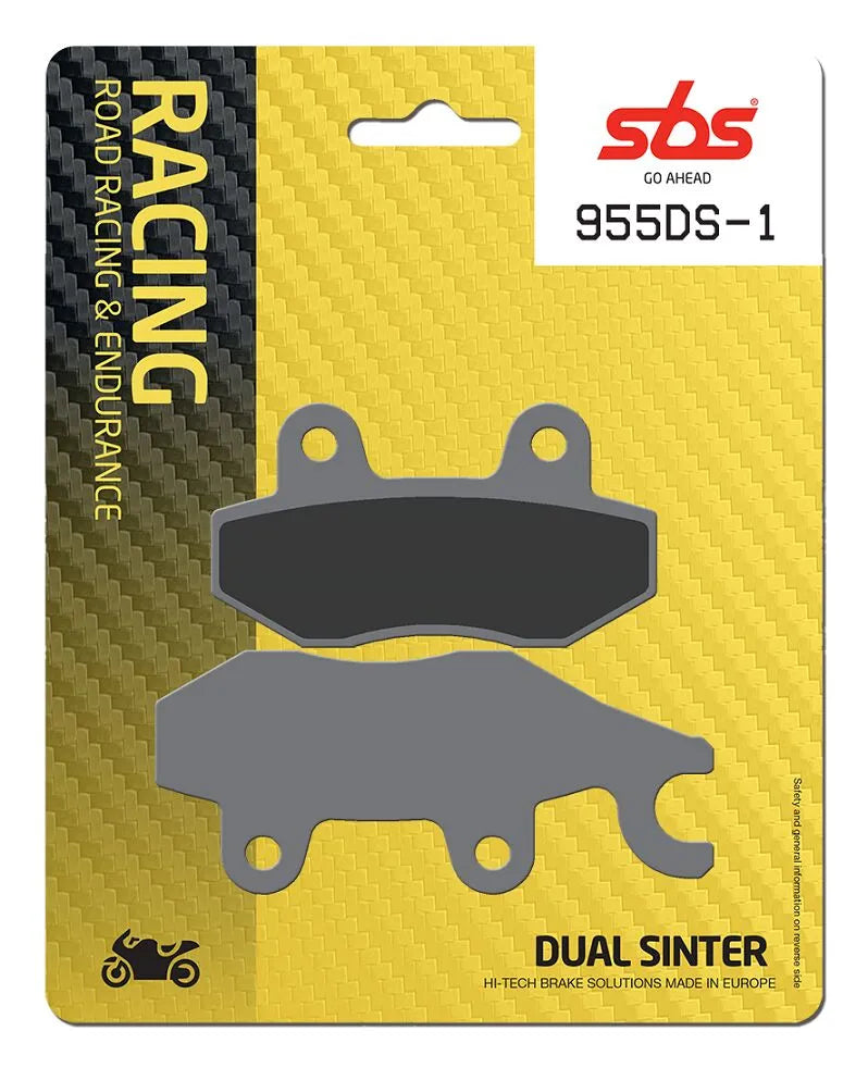 Sbs Ds Racing Dual Sintered Brake Pads - Maximum Stopping Power - Front