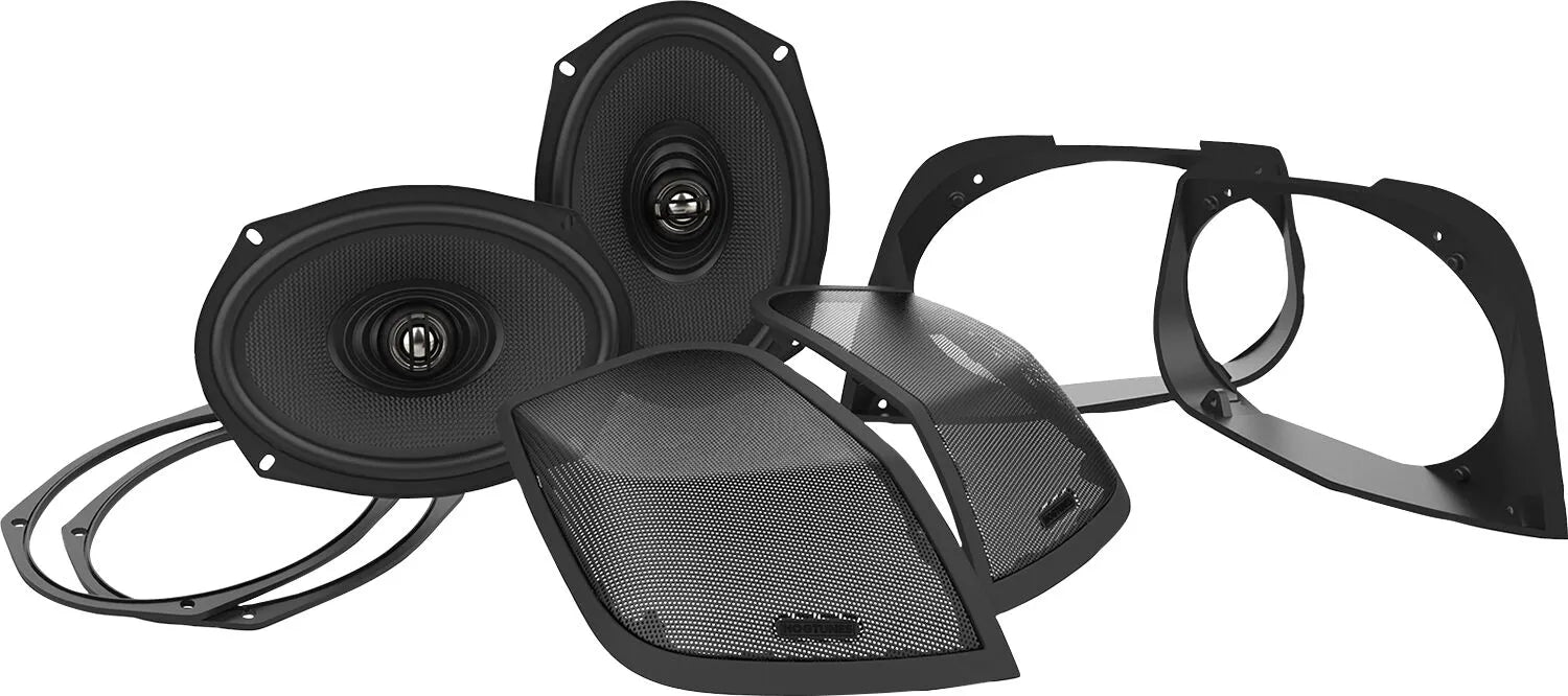 Hogtunes Cut-in Lid Kit With 6x9 Speakers
