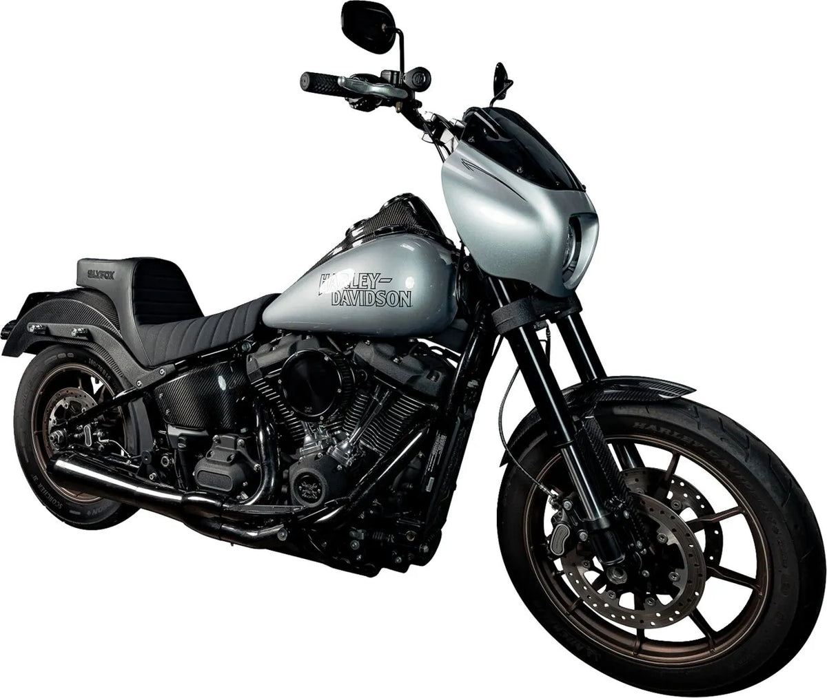 2-Up Slyfox High Noon Seat - Enhanced Comfort - For Harley Davidson