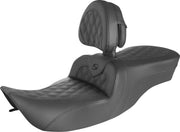 Saddlemen Roadsofa Lattice Stitch Seat - For Harley Davidson