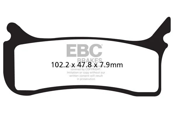 Ebc Epfa Series Extreme Pro Sintered Brake Pads - Front