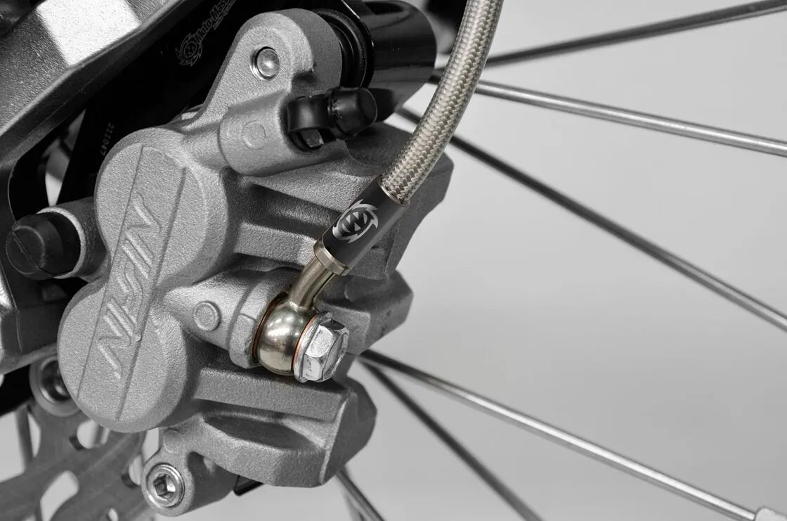 Moto-Master Bromsslang - Rostfritt stålflätad hydraulisk