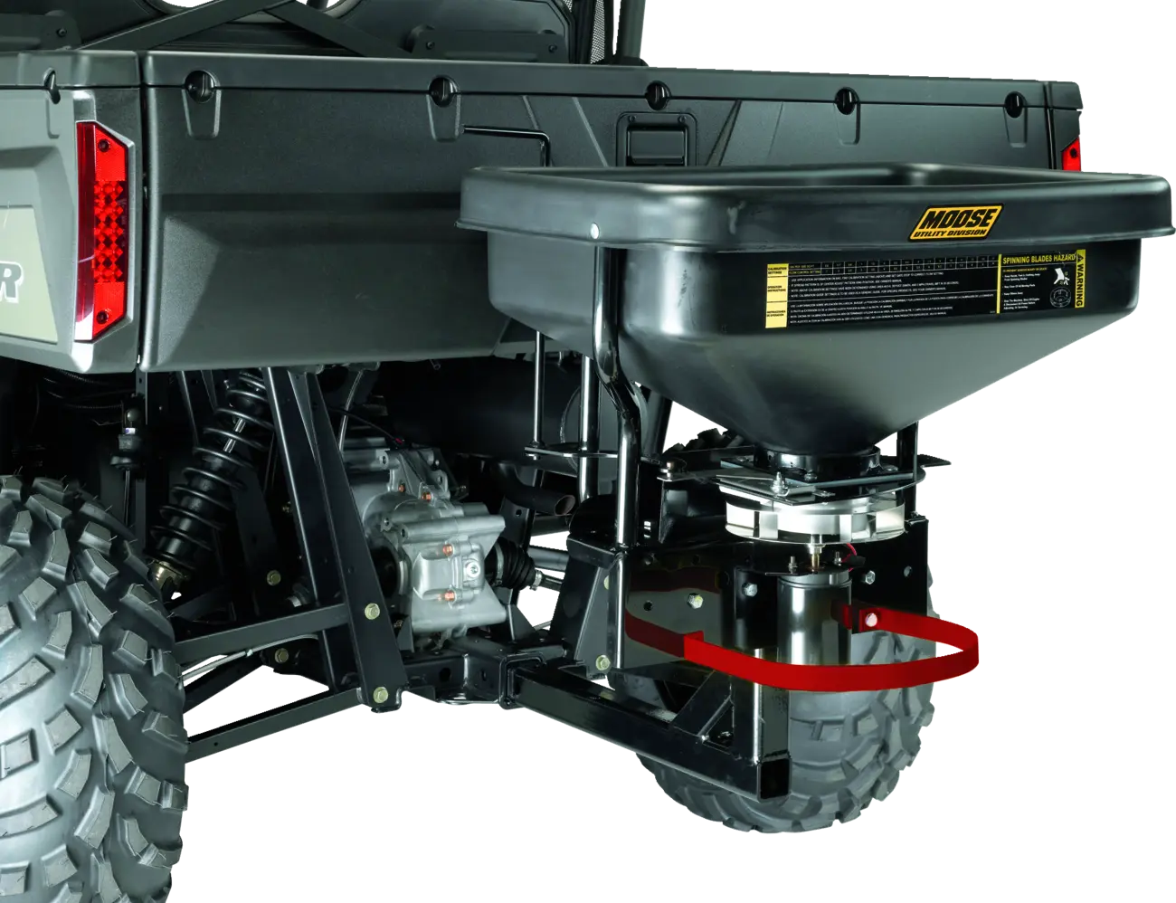 Moose Offroad Four Wheel Receiver Mount for Spreader