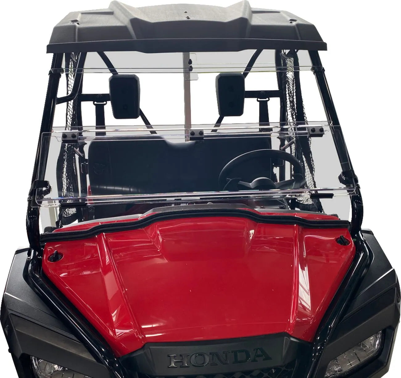 Moose Offroad Deluxe Full Folding Windshield