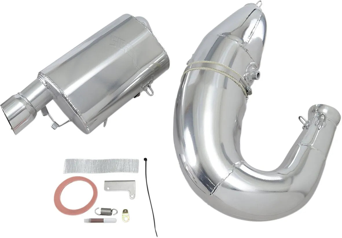 Starting Line Products Single Pipe Set Komplett Avgassystem
