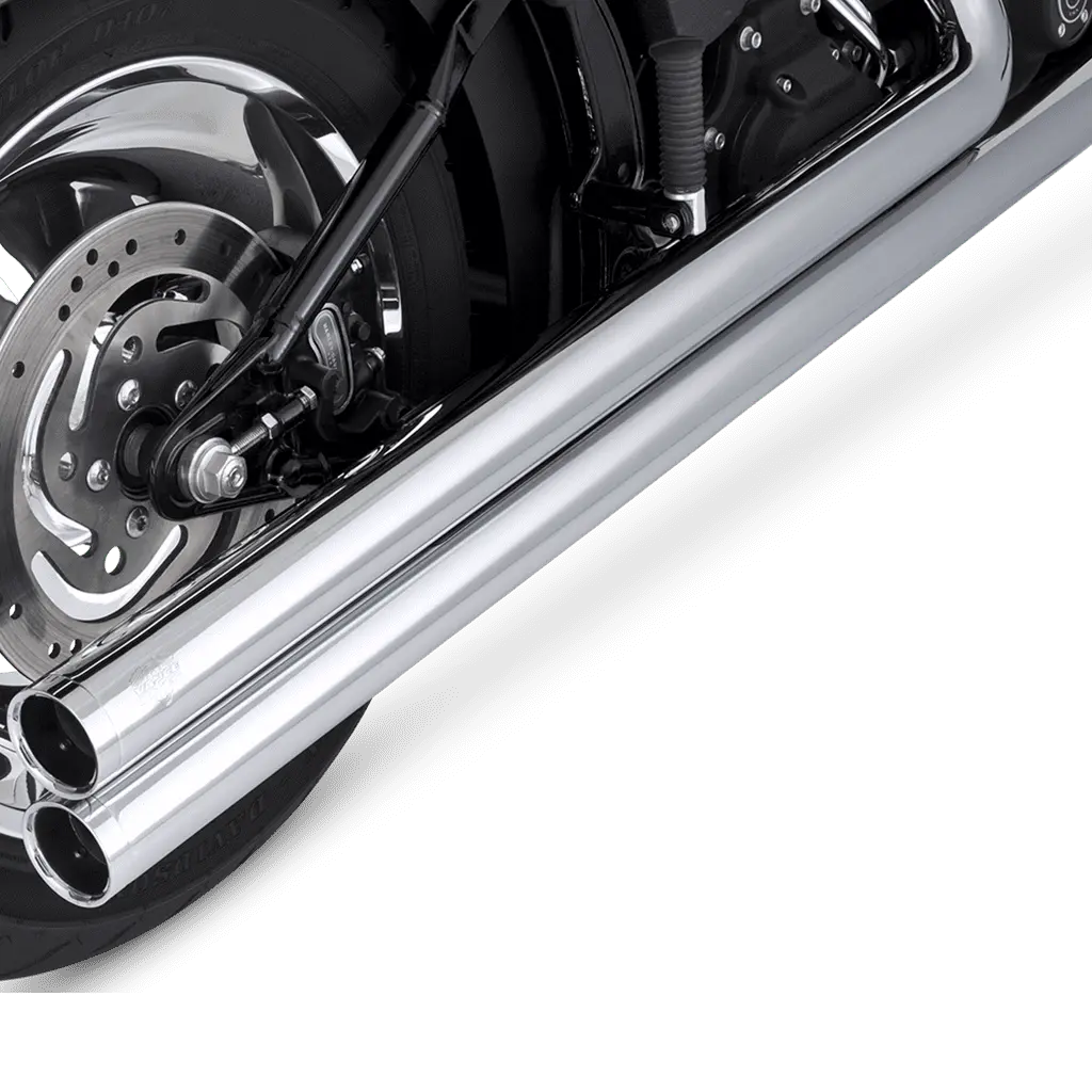 Vance & Hines Big Shots Long Exhaust System Chrome for 86-11