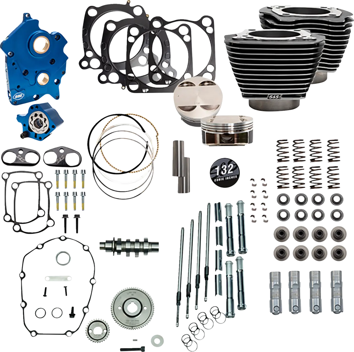 S&S Cycle 132" Big Bore Power Package for M8 VVT
