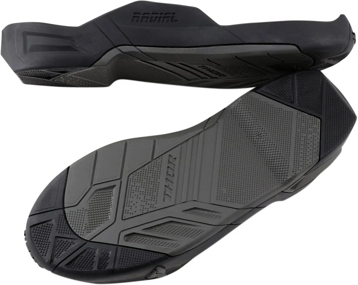 Thor Radial Replacement Outsoles Black/Gray for Size 7-8