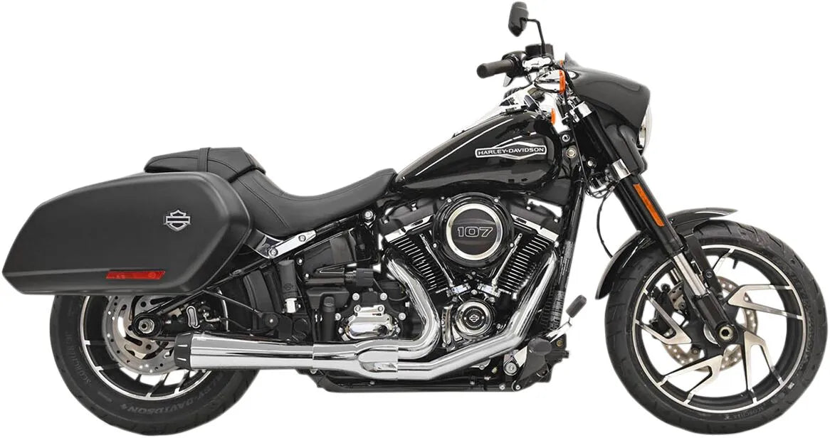 Bassani Xhaust 2-i-1 Road Rage Avgassystem Krom