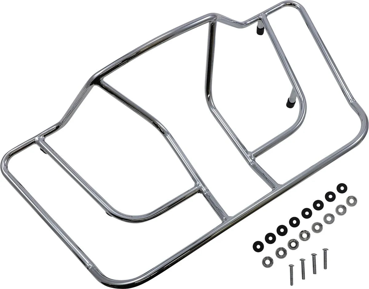 Show Chrome Deluxe Trunk Luggage Rack For Oem Trunk