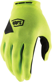 100% Ridecamp Off-road Gloves - Fluorescent Yellow