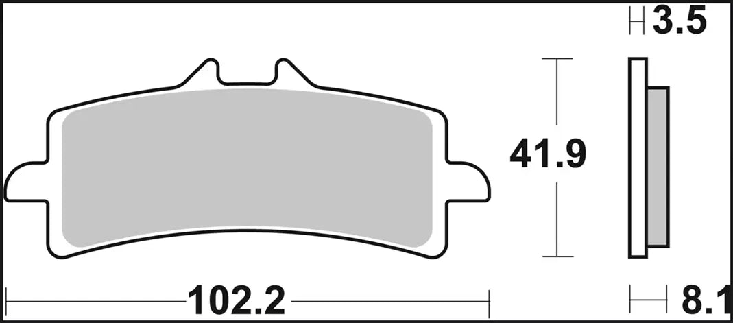 Brembo Rc Carbon Keramisk Racing Bromsbelägg Set