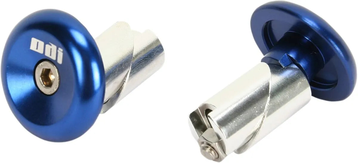 Odi Aluminum Handlebar End Plug - Blue Anodized