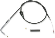 Drag Specialties Black Vinyl Idle Cable, 46" Housing