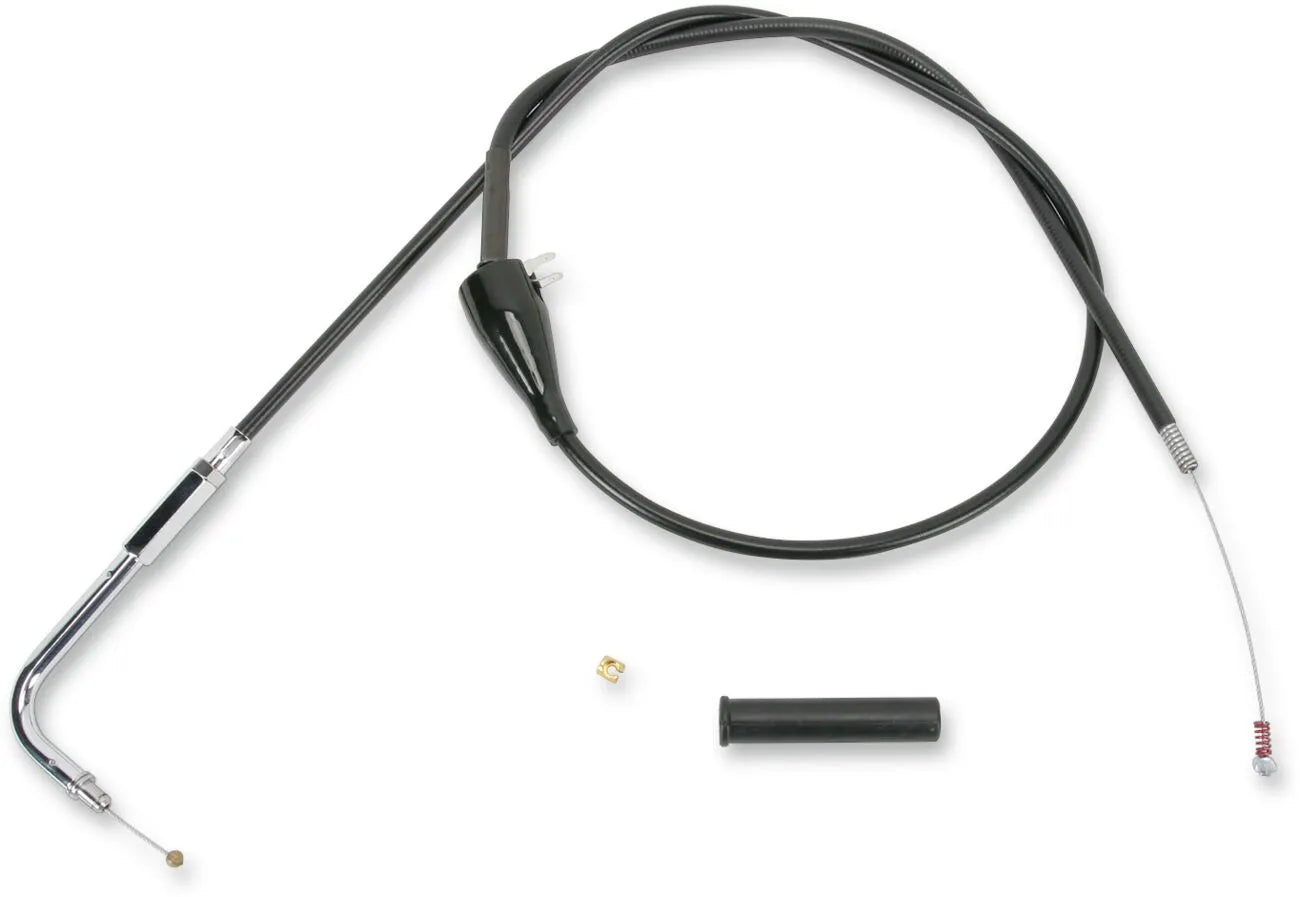 Drag Specialties Black Vinyl Idle Cable 38-7/8" Housing