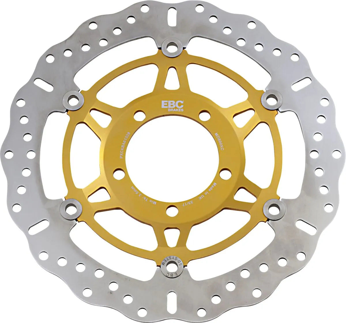 Ebc Pro-lite Xc Contour Bromsskiva - Fram