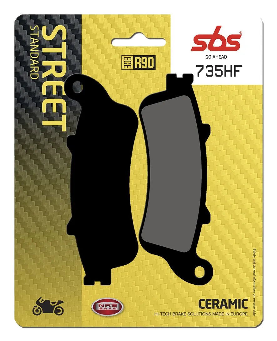 Sbs Hf Street Ceramic Brake Pads For Street Bikes - Front