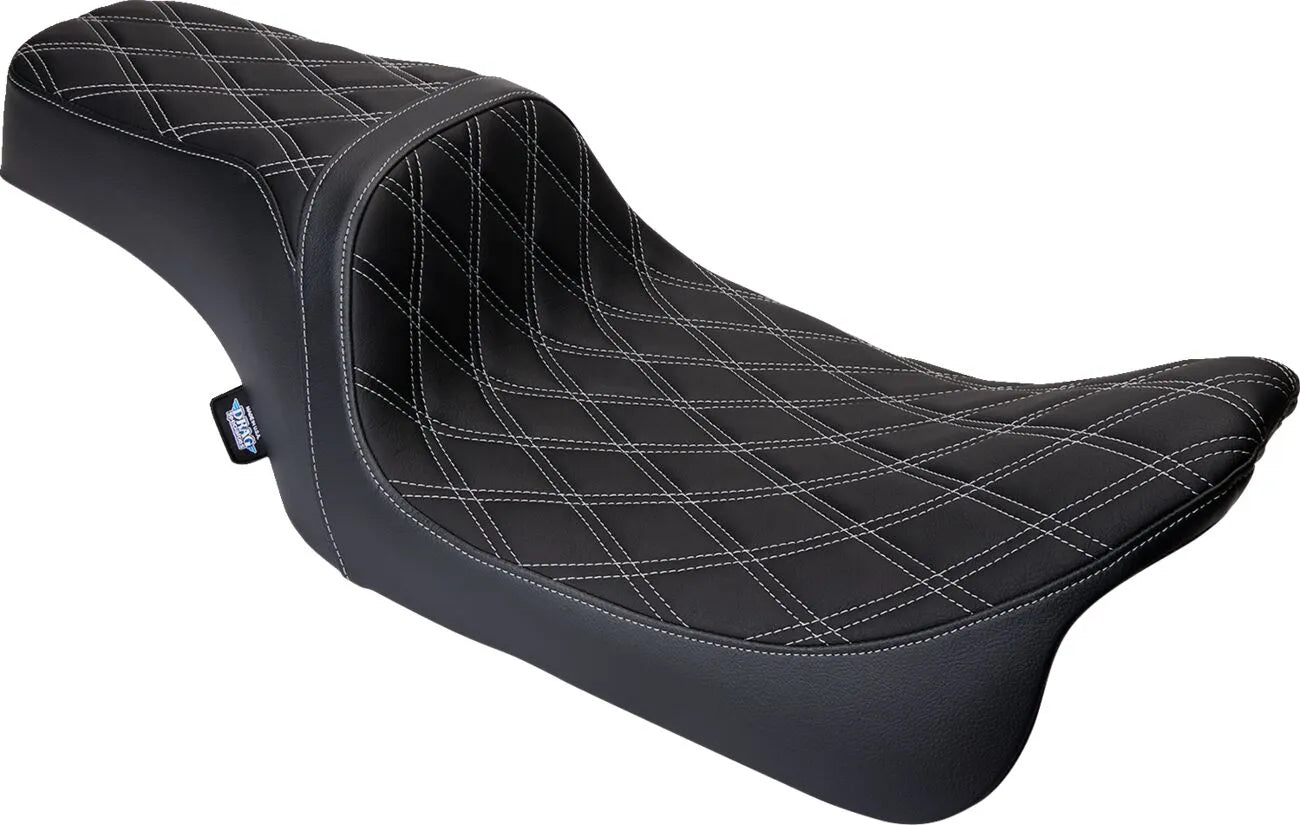 Drag Specialties Predator 1-up Seat - For Harley Davidson