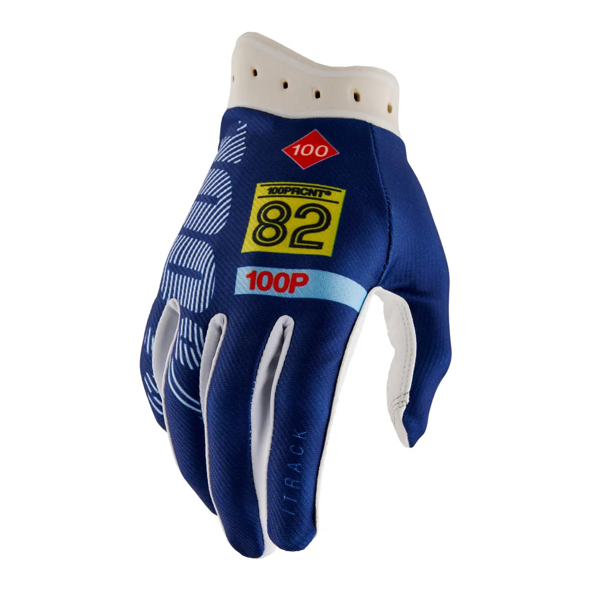 100% iTrack Gloves Navy