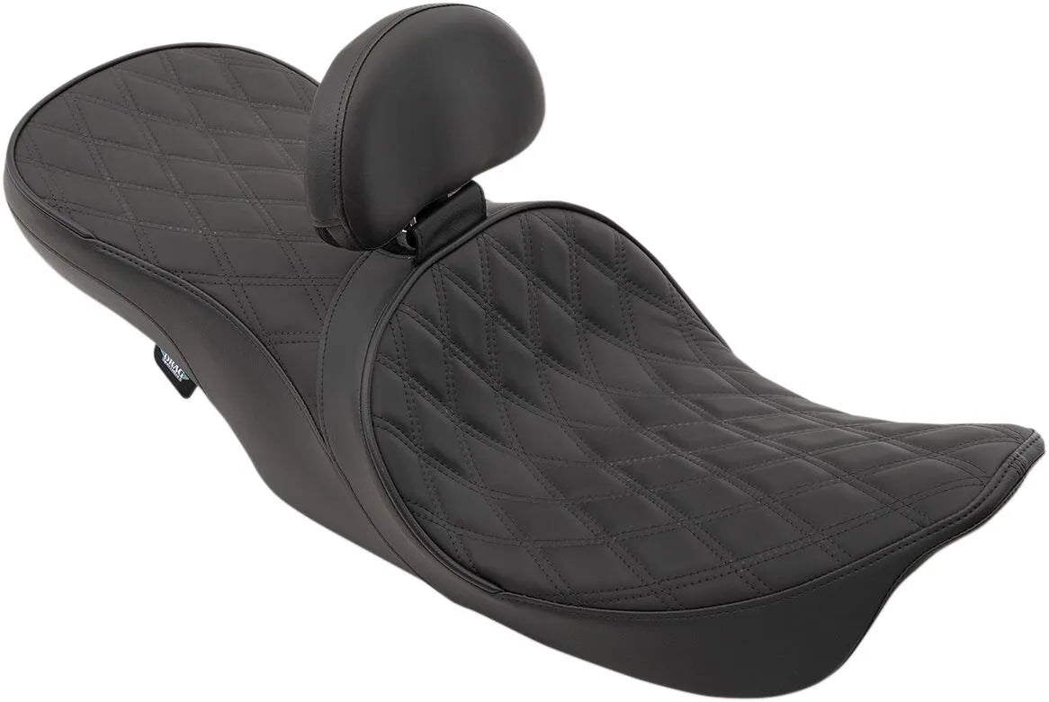 Drag Specialties 2-up Touring Seat - For Harley Davidson