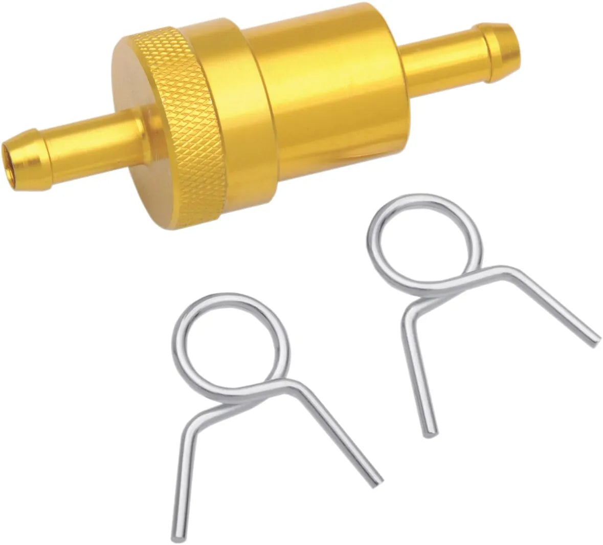 Emgo Anodized Aluminum Fuel Filter For 5/16" Fuel Line