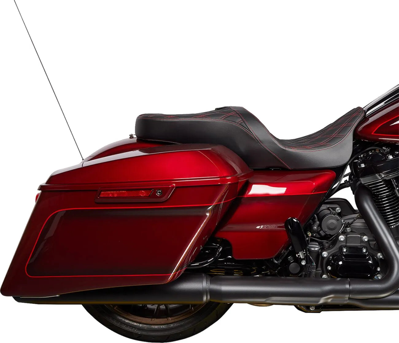 Drag Specialties Freedom Touring Seat - For Harley Davidson