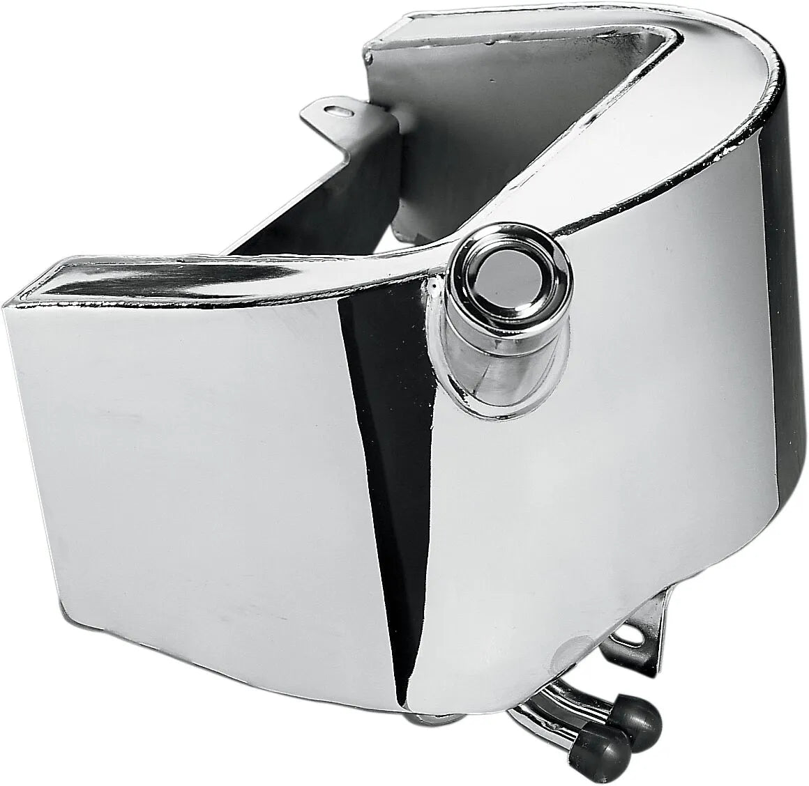 Drag Specialties Chrome Oil Tank Side Fill 3-quart