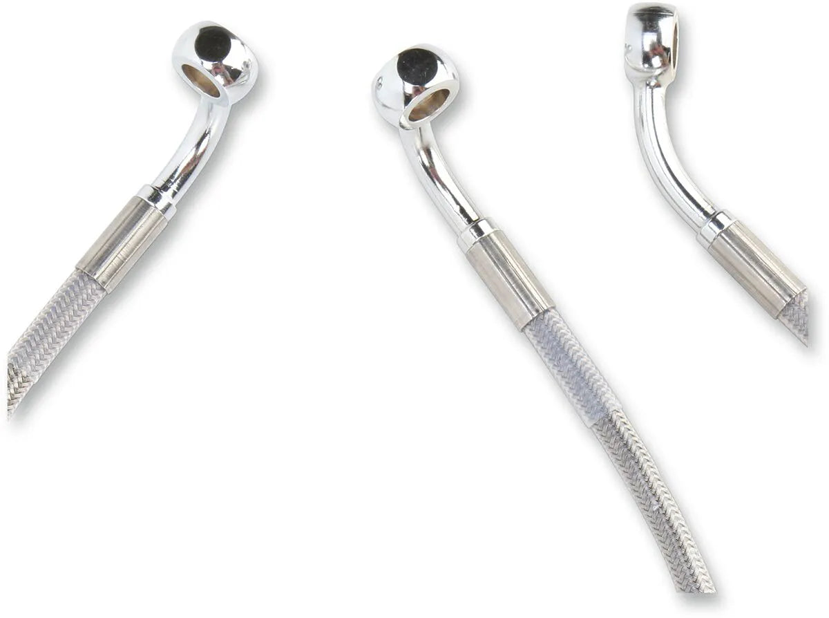 Drag Specialties Förlängd Bromsslang Kit - Rostfritt Stål