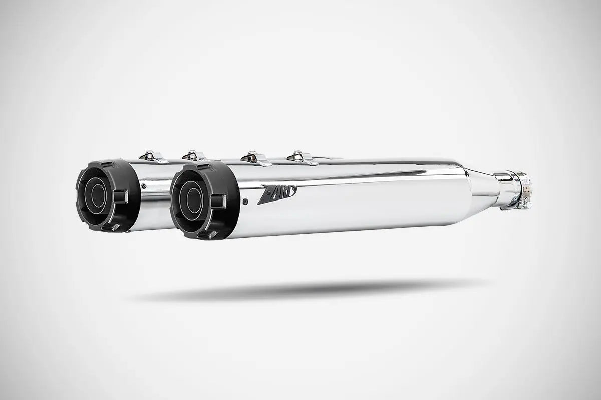Zard 4.33" Slip-on Mufflers For Hd-touring E3