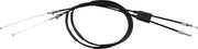 MOOSE OFFROAD HARD-PARTS Black Vinyl Throttle Cable