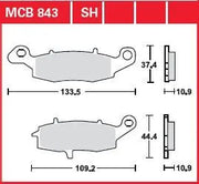 Trw Sh Series Sintered Bak Bromsbelägg - Bak