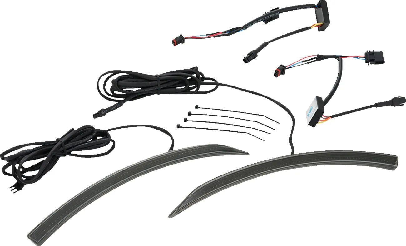 Show Chrome Slayer Front Fender Led Light