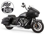 Freedom Performance Exhaust Shorty Turn Out Straight Cut 2-INTO-1 for Indian Powerplus & Thunderstroke