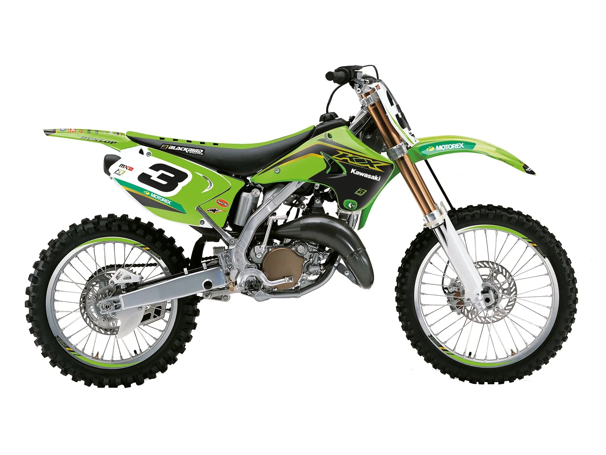 Blackbird Racing Replica Kawasaki 2020 Graphics Kit